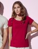 Damen T-Shirt Janet Crew Neck Stedman