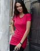Damen T-Shirt Stretch Extra Lang Tee Jays