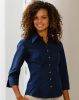 Tencel® Fitted Bluse 3/4-Arm 