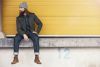 Herren Strickfleecejacke ID Identity