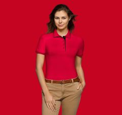 Damen Poloshirt Casual Hakro