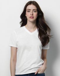 Damen T-Shirt Subli Plus V-Neck Xpres